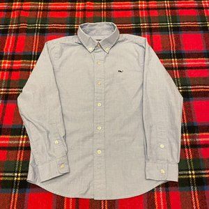 Boys Vineyard Vines Oxford Cloth Button Up Shirt Size 7